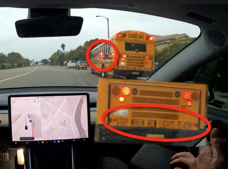 WATCH: Tesla FSD Busted IGNORING School Zones And Stopped School Buses